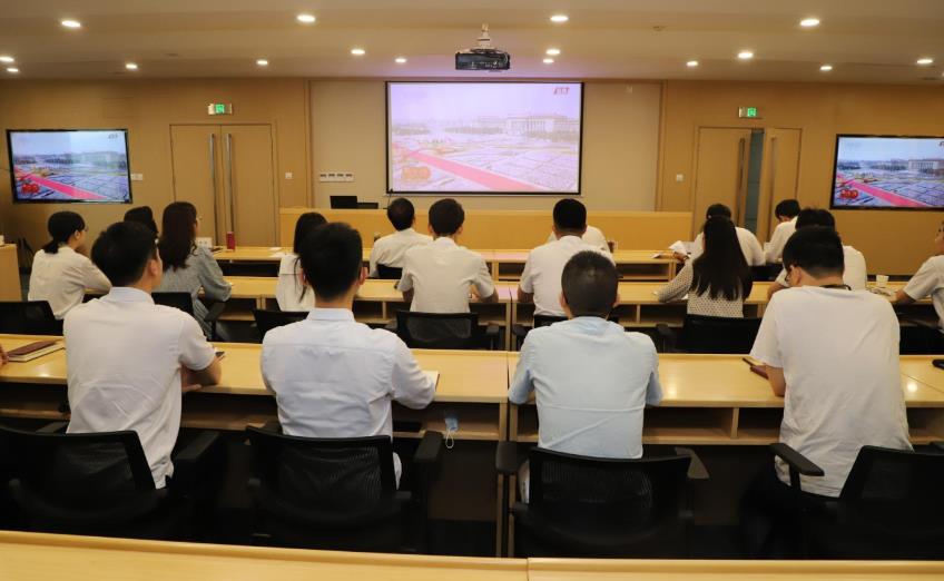 山东产研院总部机关全体党员集体学习习近平总书记在庆祝中国共产党成立100周年大会上的重要讲话